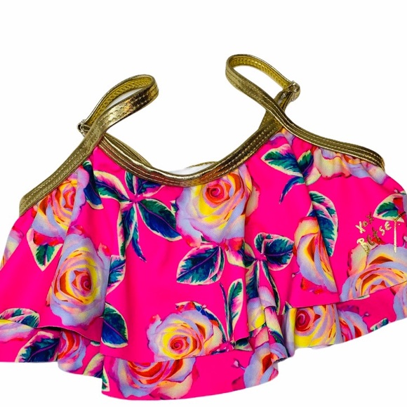 Betsey Johnson Girl's Swimsuit Size 2T - Picture 4 of 11